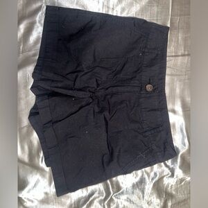 Black shorts size small